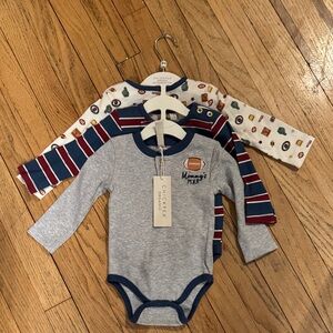 Chick Pea Organic Baby Bodysuit Trio